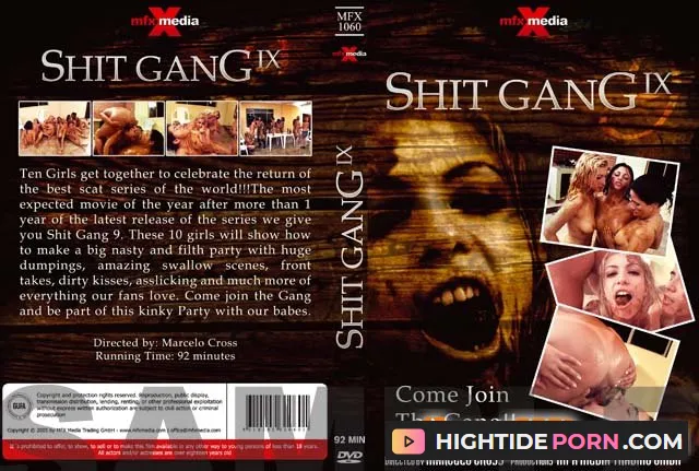 Diana, Bel, Perla, Cristina, Victoria, Raquel, Milly, Ravana, Iris, Darla - MFX-1060 Shit Gang 9 [DVDRip]