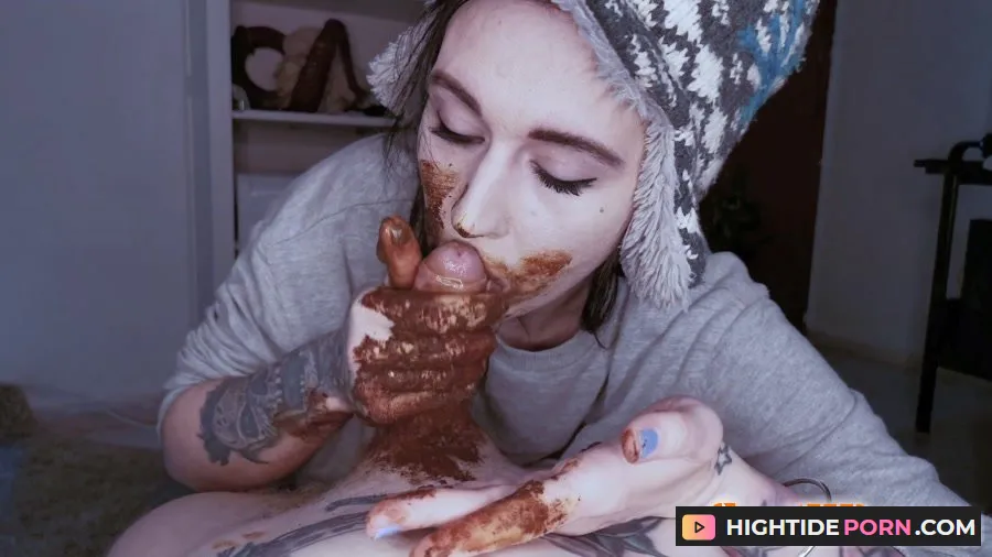 DirtyBetty - Amateur crazy family scat sex and blowjob - Scat [FullHD 1080p]