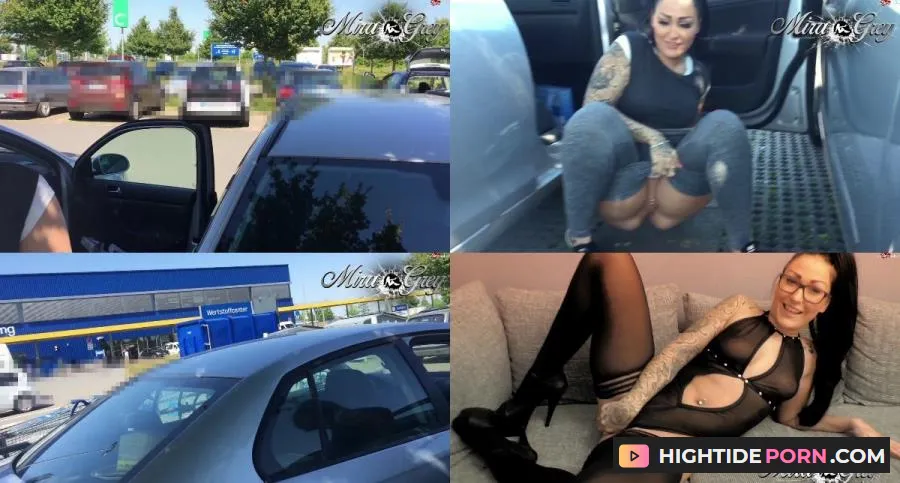 Mira-Grey - dreister Piss vor Möbelhaus! - Pissing [Full HD] MyDirtyHobby.com