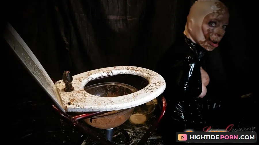SlutOrgasma - Extreme shit and puke swallowing toilet slave - Scat [FullHD 1080p]