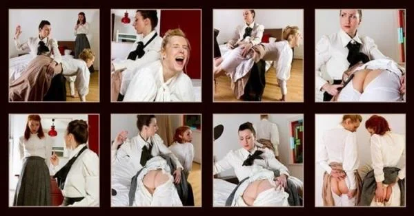 Amelia Jane Rutherford, Caroline Grey, Pandora Blake. The Edwardian Governess - BDSM Porno [HD 720p] DreamsOfSpanking.com