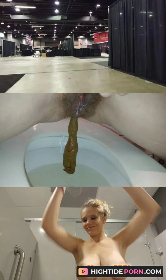 CandieCane - Public Porn Convention Pee and Surprise Poop! [FullHD 1080p]