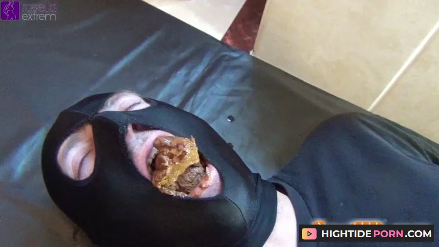 RosellaExtrem - Open your mouth and eat my shit! Shit meal for a new slave! [FullHD 1080p]
