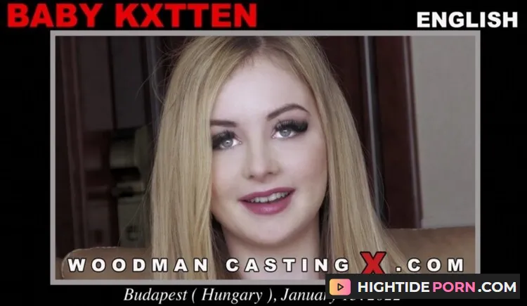 Baby Kxtten - Pissing [SD] Woodman Casting X