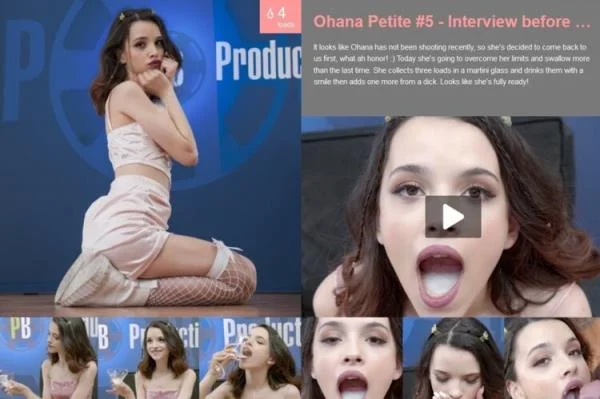 Ohana Petite #5 - Bukkake - Fetisch Porno [FullHD 1080p] PremiumBukkake.com