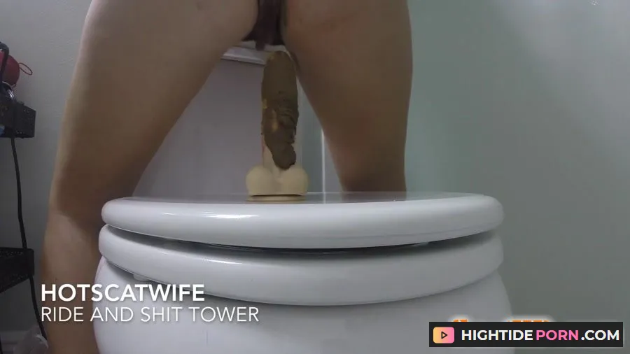 HotScatWife - RIDE and SHIT TOWER - Scat [FullHD 1080p]