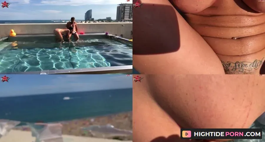 TexasPatti - Über den Dächern Barcelonas  Geile Kulisse - geiler Fick 31 08 18 - Pissing [FullHD 1080p] MyDirtyHobby.com / Leonie-Pur.com