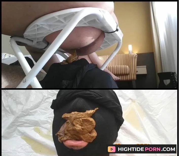 Toilet Humiliation - 2 Scat Doms use their Toilet Slave - Scat [FullHD 1080p]