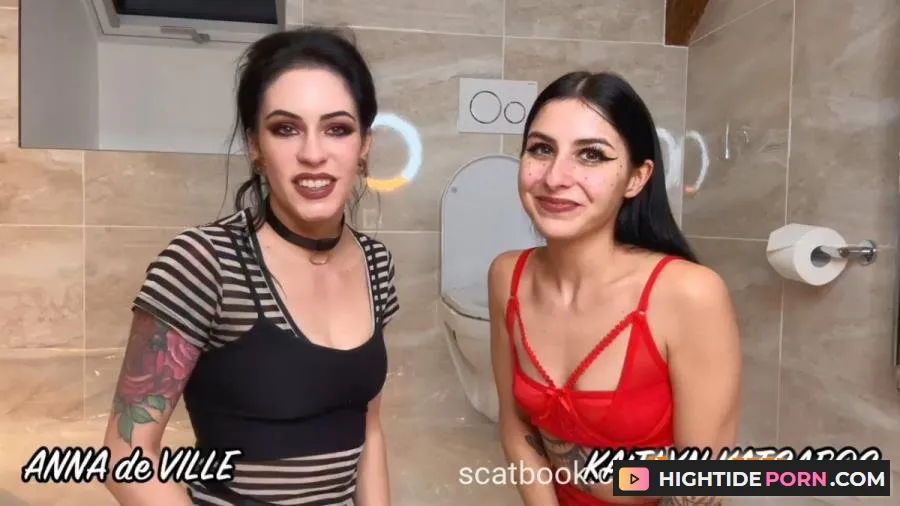 (Scat) Kaitlyn Katsaros, Anna De Ville - Kaitlyn & Anna's 1st Scat Scene [HD 720p]