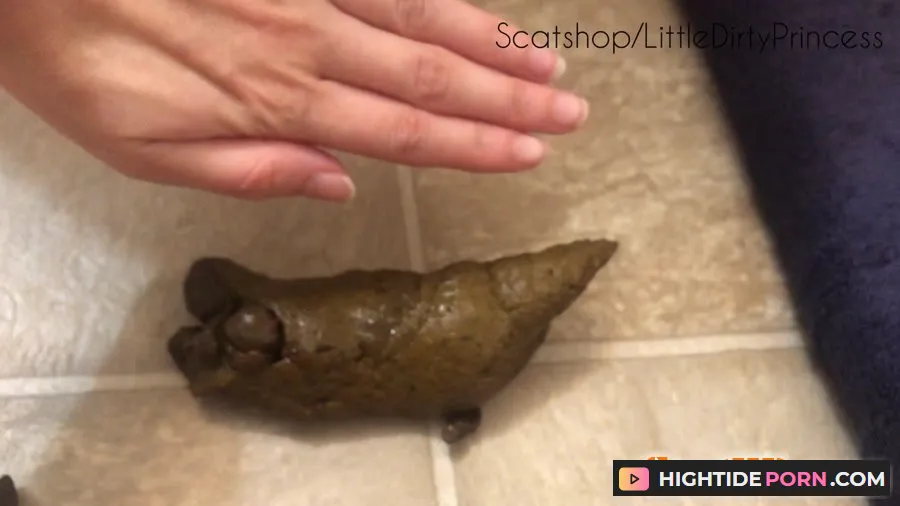 LittleDirtyPrincess - Urgent shit plops on the floor - Scat [FullHD 1080p]