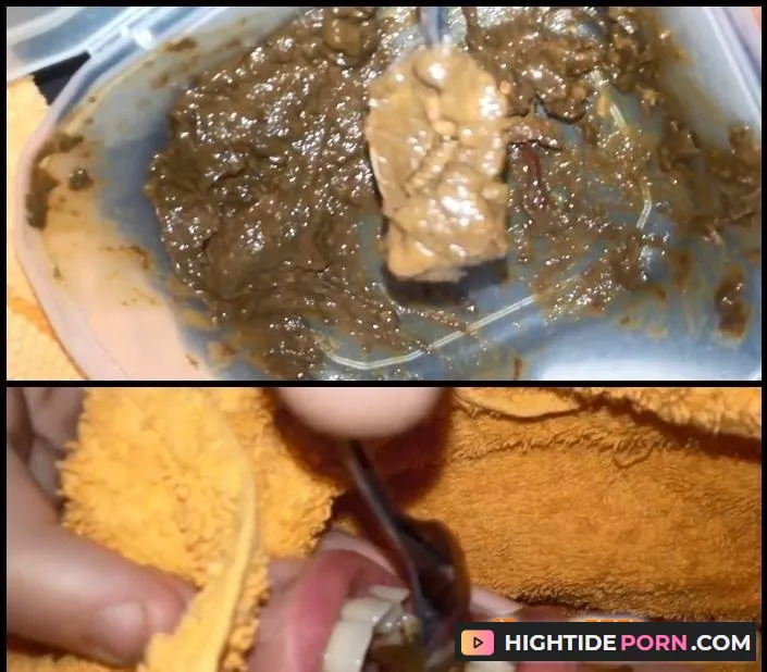 Scat Amateur - Extreme Incredible amateur Scat Beauty Teen Slave Feeding (She Eats A Lot Of Shit Real Feeding) - Scat [FullHD 1080p]