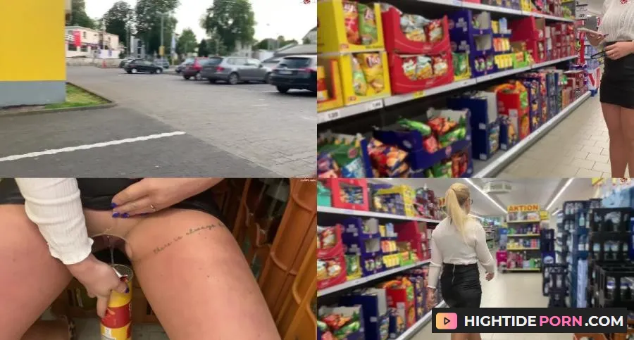 Devil Sophie - Mega extreme bold in the chips can sed in the supermarket - Pissing [FullHD 1080p] MDH Pissing