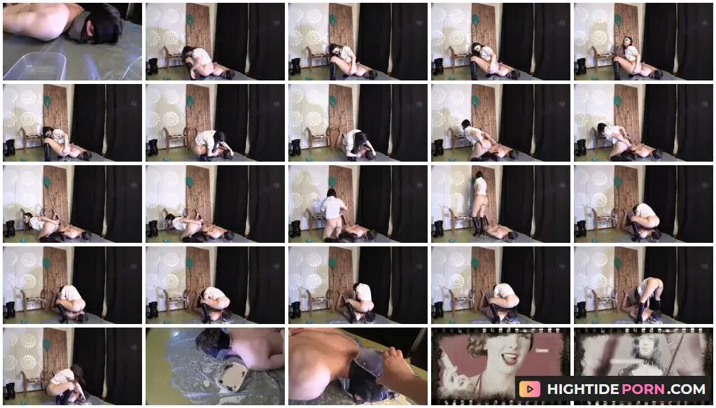 Princess Mia and Toilet Slave's Extreme Shit Enema - Scat Fetish - Fetish Porn Video on HighTide