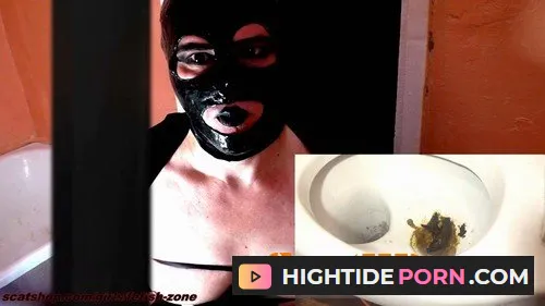 (Scat) Fetish-zone - hore eats poop from the toilet! [FullHD 1080p]