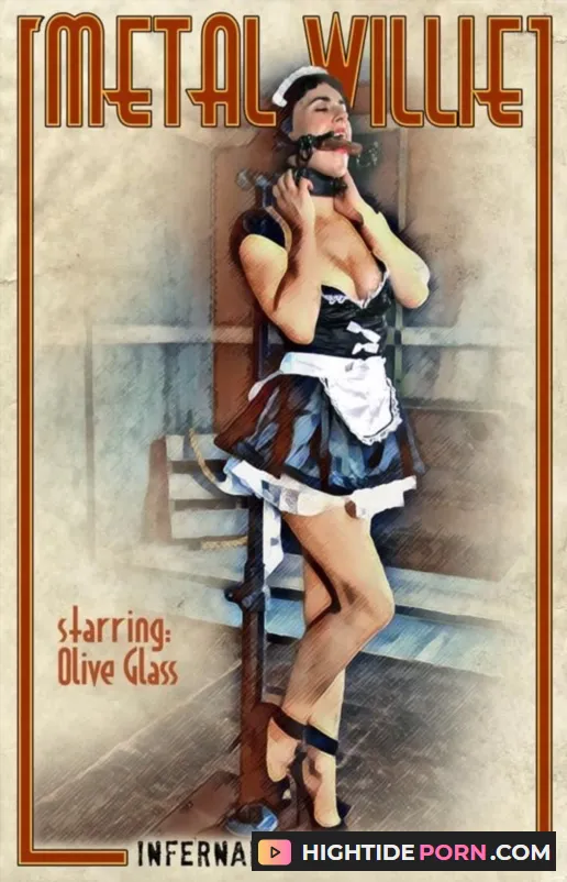 (BDSM) Olive Glass. Metal Willie [HD 720p] InfernalRestraints.com