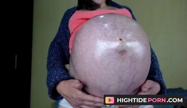 (Pregnant) Mila mi - Extreme Preggo Belly Show And Tell [FullHD 1080p]