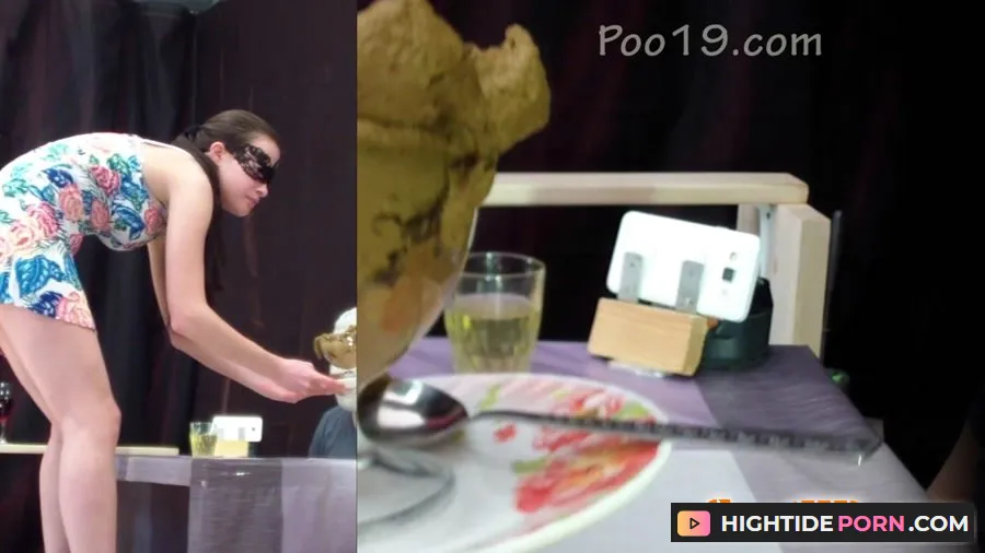 Smelly Milana - 2 girls at the same time fed me with their shit - Scat [FullHD 1080p]