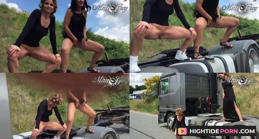 Mira-Grey - Mega dreist rumpissen! Riesenstrahl - Pissing [Full HD] MyDirtyHobby.com