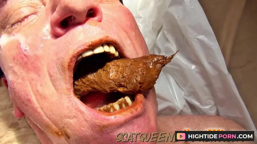 Scatqueens-Berlin - Slave Cunt Tortured and Shit into Mouth P2 - Scat [HD 720p]