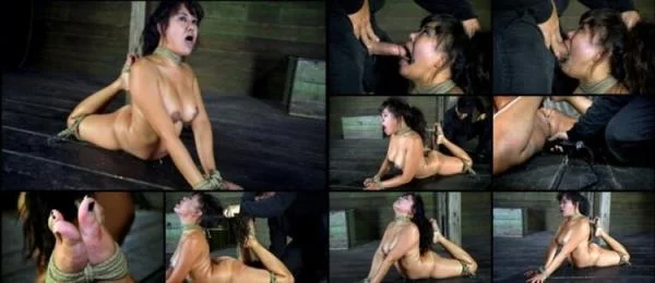 Annie Cruz. Category 5 suck and choke - BDSM Porno [HD 720p] ElectroSluts.com / Kink.com