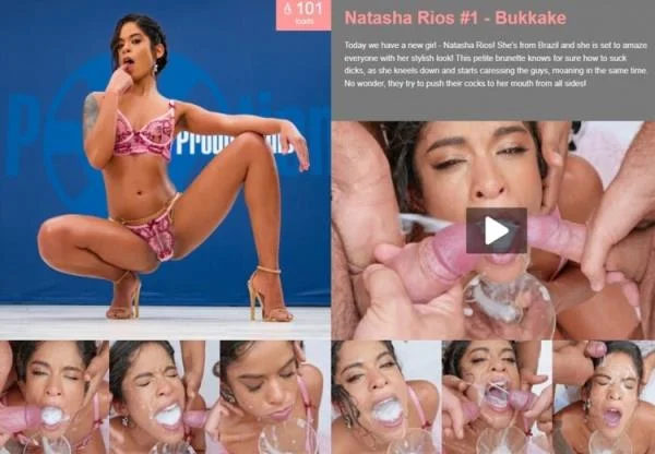 Natasha Rios #1 - Bukkake - Fetisch Porno [FullHD 1080p] PremiumBukkake.com