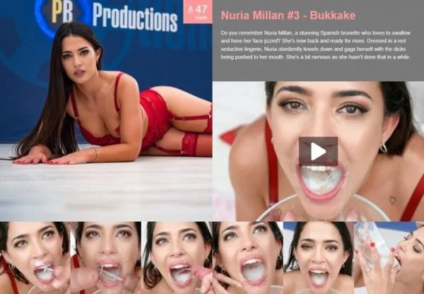 Nuria Millan #3 - Bukkake - Fetisch Porno [FullHD 1080p] PremiumBukkake.com