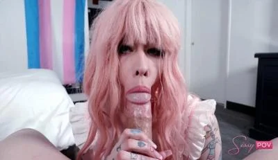 Harlee Chanel Incredible Tattooed Sissy Maid Blows You Away (4K UHD) SissyPOV.com