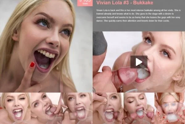 Vivian Lola #3 - Bukkake - Fetisch Porno [FullHD 1080p] PremiumBukkake.com