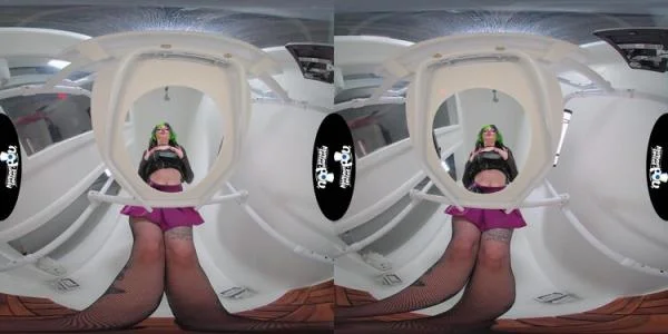 KittyCamTime - Goth Girl Kittycamtime Waters Her Toilet Goblin - Pissing [2700p] Toilet VR Cam / SexLikeReal.com