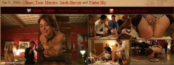 Jan 8, 2010 - Cherry Torn, Maestro, Sarah Shevon and Winter Sky - BDSM Porno [HD]