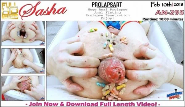 Sasha - PROLAPSART - Huge Anal Prolapse, Anal Fisting, Prolapse Penetratian Enjoy - Faustficken [Full HD] ArgentinaNaked.com