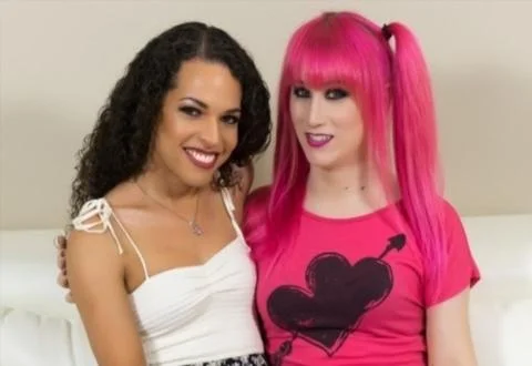 Mayumi Sparkles and Sydney Farron - A Date with the Babysitter (HD 720p) Twotgirls.com