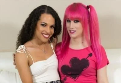 Mayumi Sparkles and Sydney Farron - A Date with the Babysitter (HD 720p) Twotgirls.com