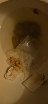 Flushes shit down the toilet (UltraHD 4K) Amateur