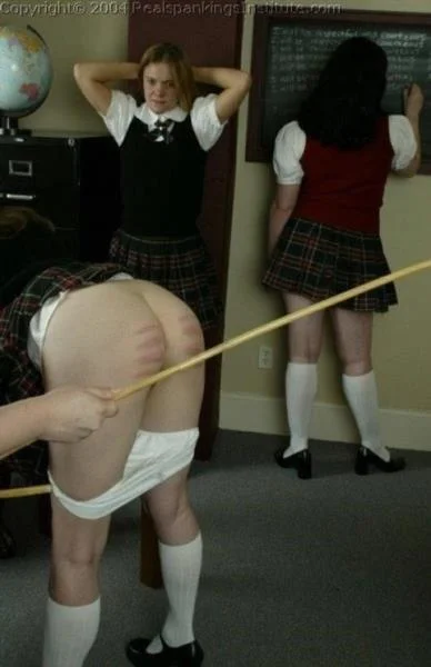 Kathy And Jennifer Are Caned By The Dorm Mom - BDSM Porno [SD]