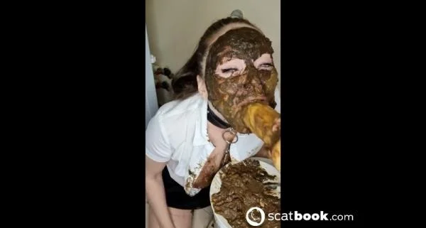 Toilet slave play with 6 loads of shit - Stuhlgang Porno [FullHD 1080p] Scatbook