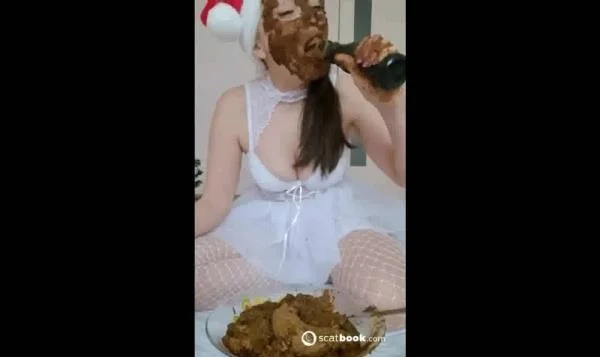Santa's New Year's Gift (with 15 loads of shit) - Stuhlgang Porno [HD 720p] Scatbook