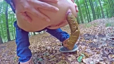 HUGE Sausage In The Woods (HD 720p) Filthygrid.com