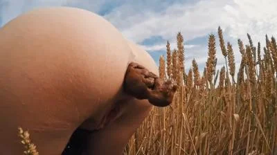 HUGE Summer Field Poop (HD 720p) Filthygrid.com