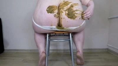 White Panty Poop Desperation (2K Ultra HD) ScatShop
