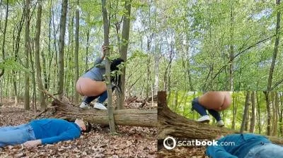 Die Waldtoilette komplett vollgeschissen (HD 720p) Scatbook.com