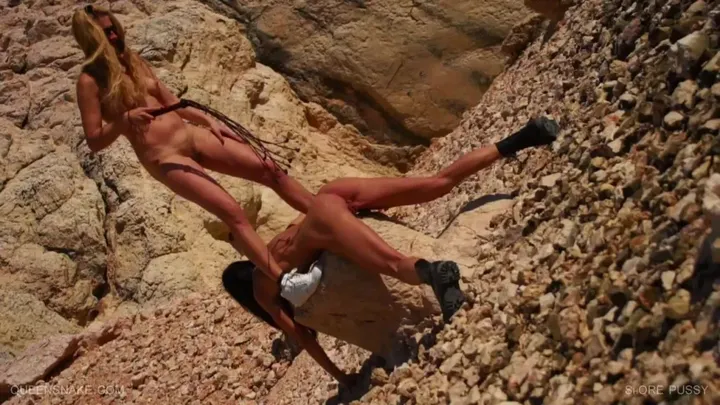 Lezdom Feast with Queensnake & Nazryana's Outdoor BDSM Kinky HD 720p - Fetish Porn Video on HighTide
