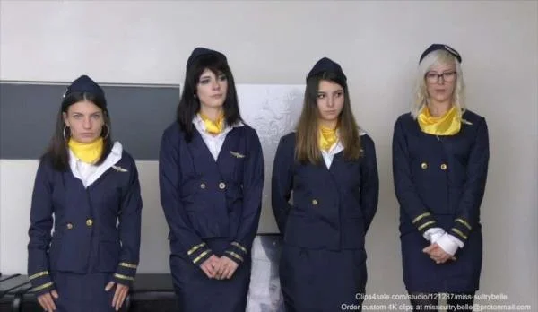 Miss Sultrybelle - Cabin crew corporal compensation - Femdom Porno [Full HD]